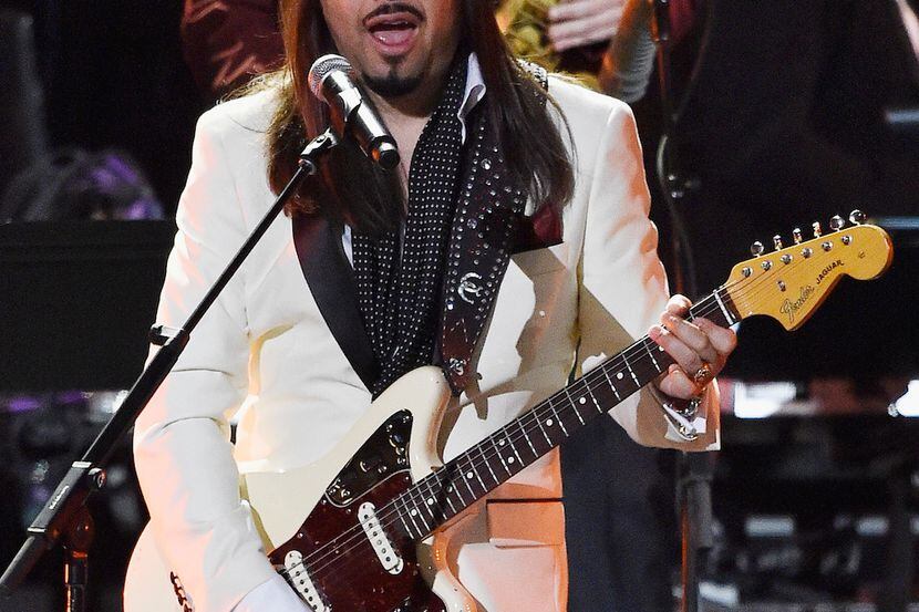 Guitarist Eddie Perez of the Mavericks performed during the GRAMMY Pre-Telecast at The 58th...
