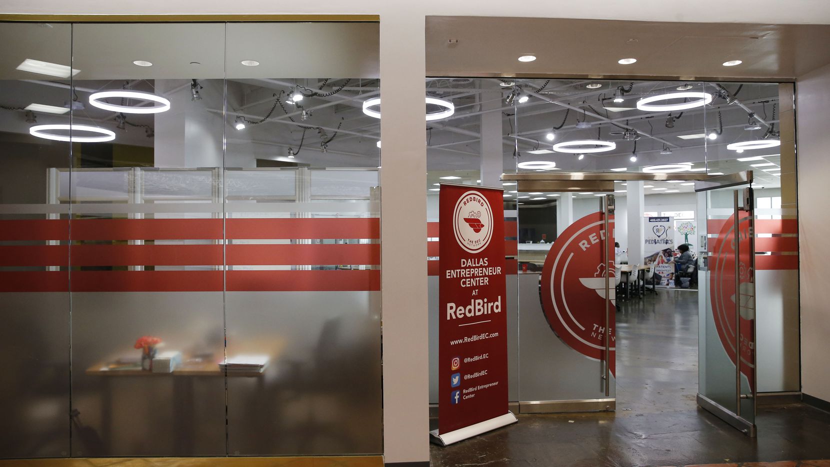 Dallas Entrepreneur Center at RedBird inside Red Bird Mall, also known as Southwest Center...