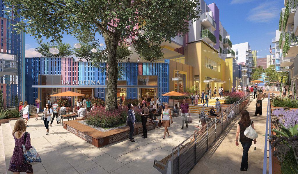 A rendering of LA Plaza Cocina, a Mexican food museum due to open in downtown Los Angeles...