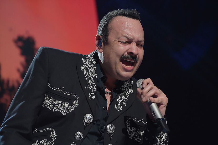Pepe Aguilar performed onstage during the iHeartRadio Fiesta Latina: Celebrating Our Heroes...