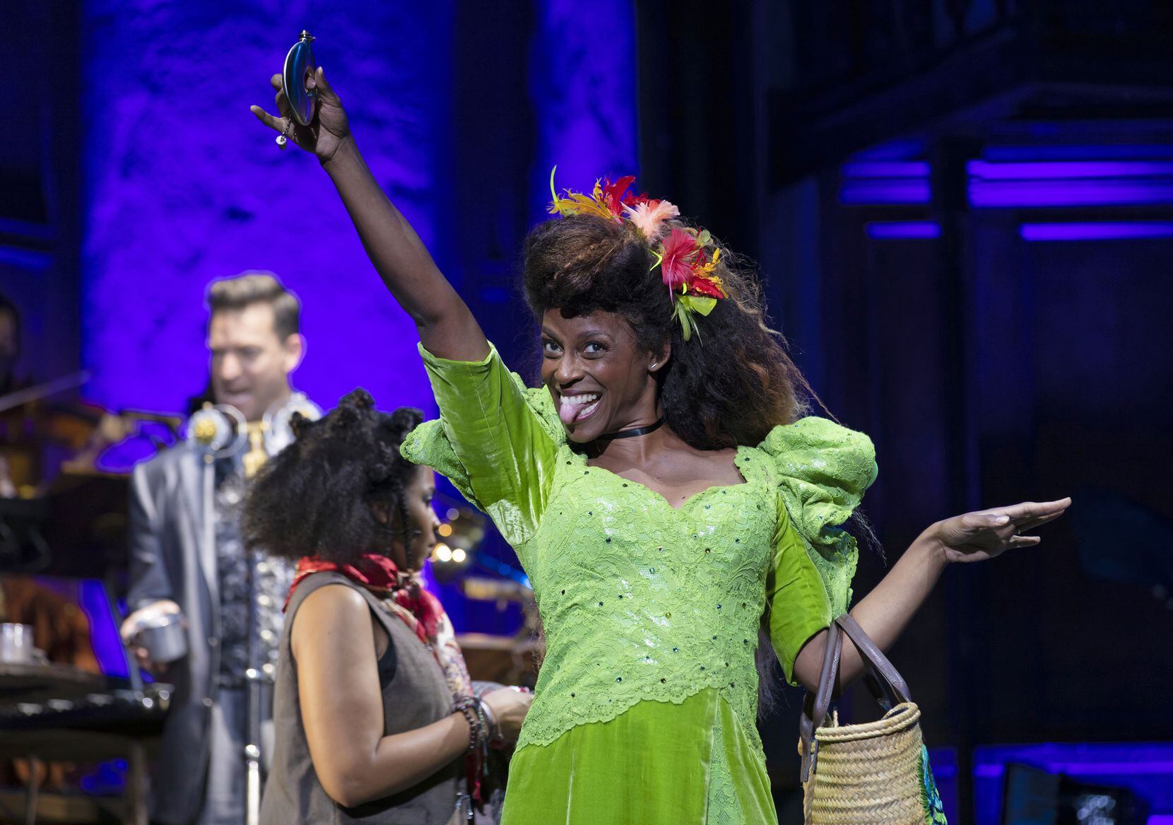 Kimberly Marable as Persephone in the North American tour of "Hadestown."