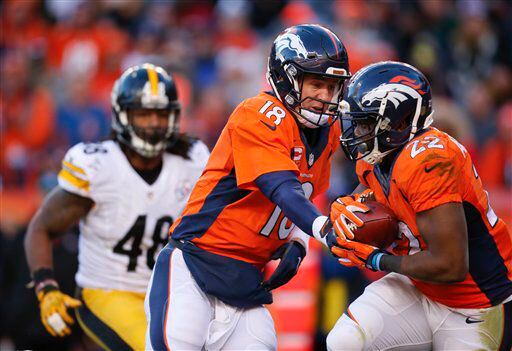 Peyton Manning y Broncos eliminaron a Steelers en su ronda divisional / Foto: AP

