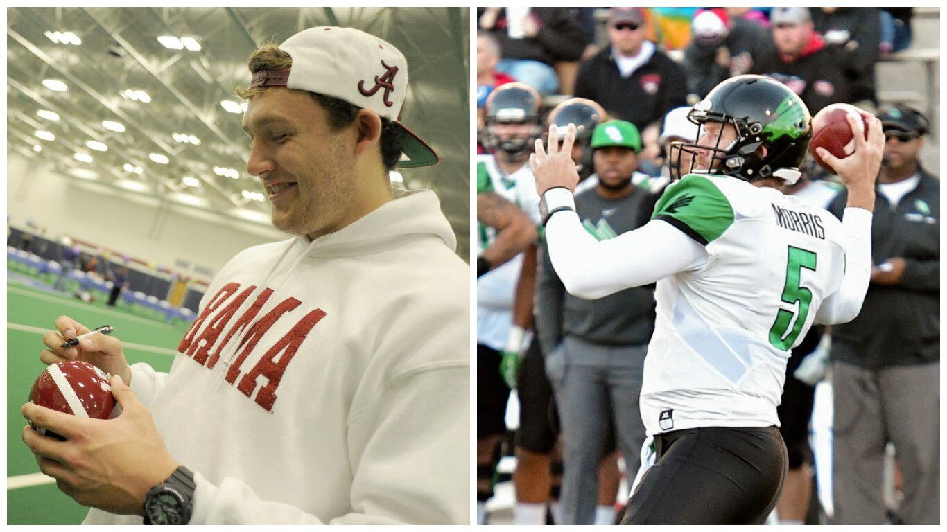 Former Allen quarterback Alec Morris signed with Alabama in 2012. He transferred to North...