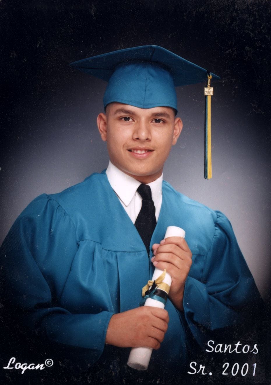 Santos Gauna, 18, was killed Saturday, June 9, 2001, at his going-away party in the...
