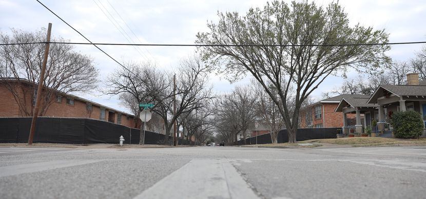 The housing stretch of Eighth Street now marked for demolition is only two blocks away from...