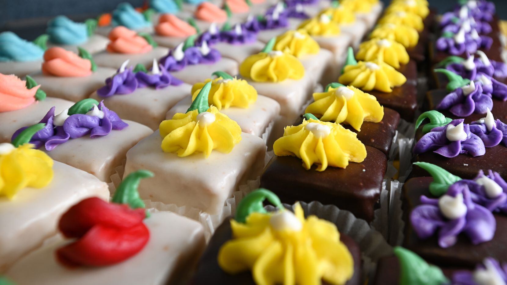 Stein's Bakery has used the same petit fours recipe for about 80 years.