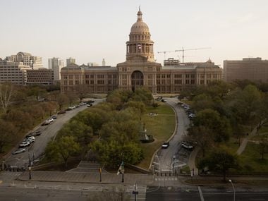 The Texas Capitol in Austin on Wednesday, March 17, 2021. (Juan Figueroa/ The Dallas Morning News)