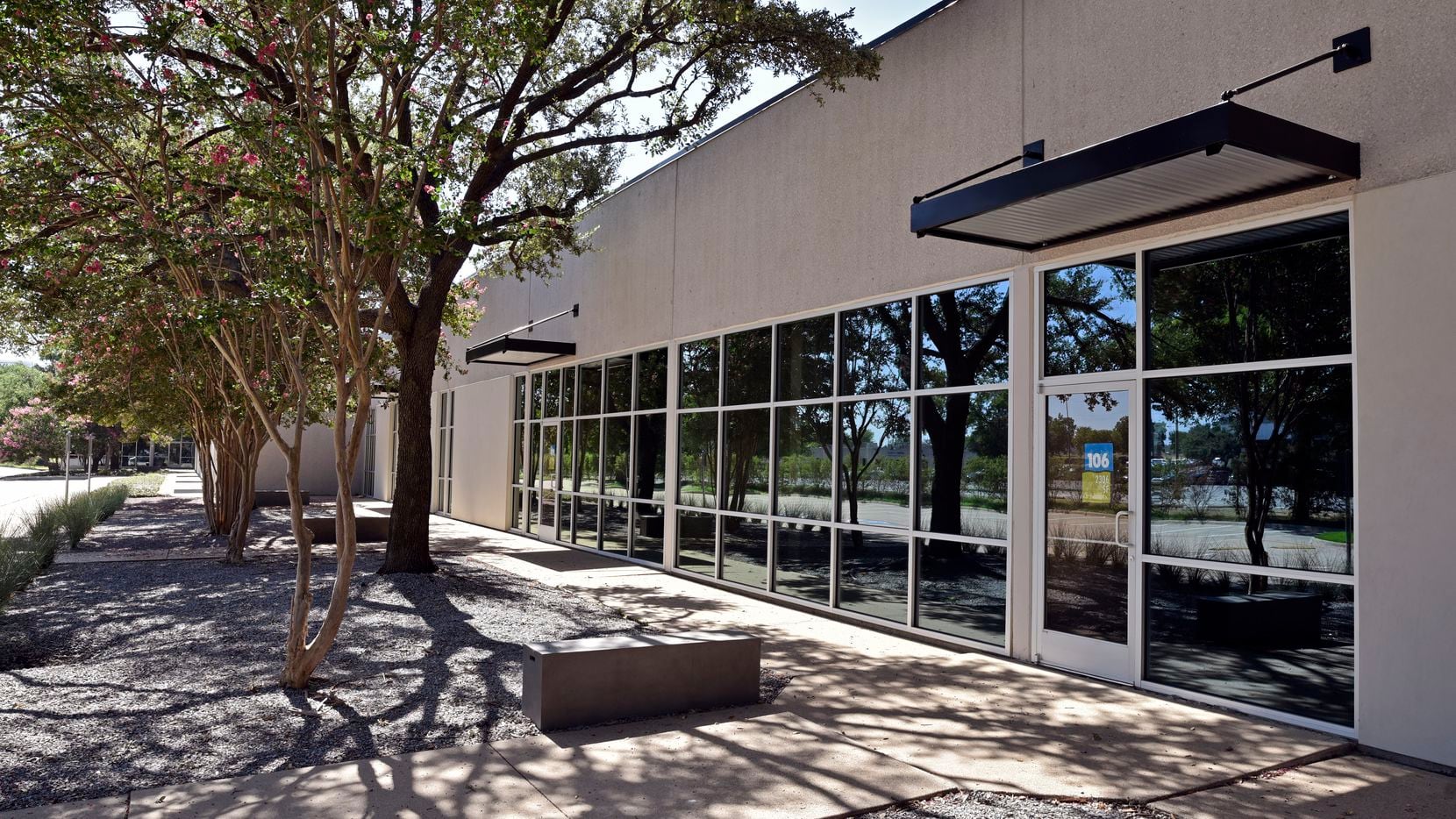 The 40-year-old office center near Mockingbird Lane has been redeveloped into loft-style commercial and residential spaces.