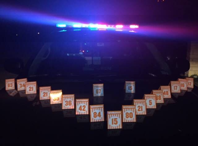Whataburger numbers recovered by Northeast police in one incident.