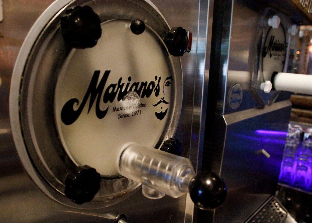 A frozen margarita machine at Mariano's Hacienda in Dallas 