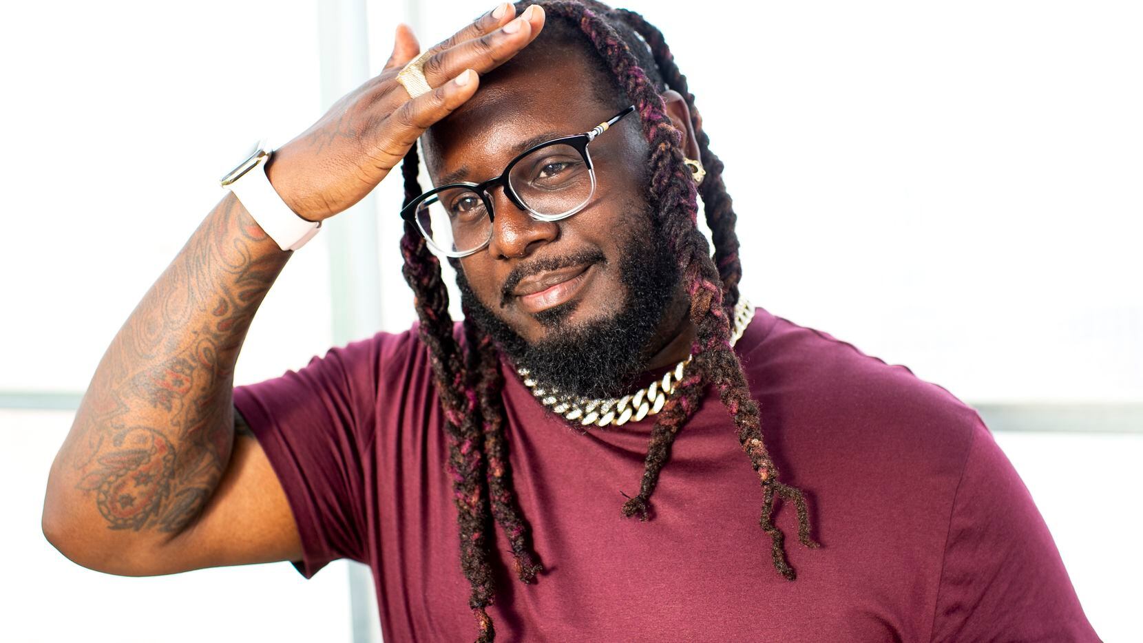 T-Pain appears in New York in 2019. The rapper moved his upcoming concert from Deep Ellum to...