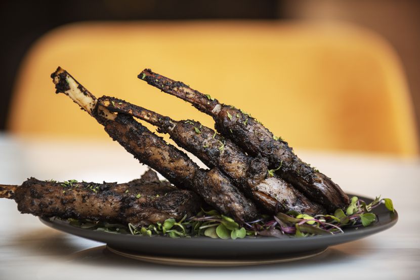 The jerk lamb chops at True Kitchen + Kocktails, which opens in downtown Dallas on Aug. 21,...