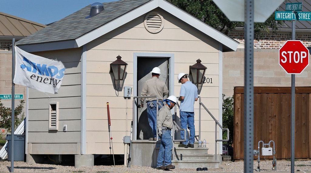 Atmos personnel train at the Atmos Training Center called "Gas City" in Plano. Dallas-based...
