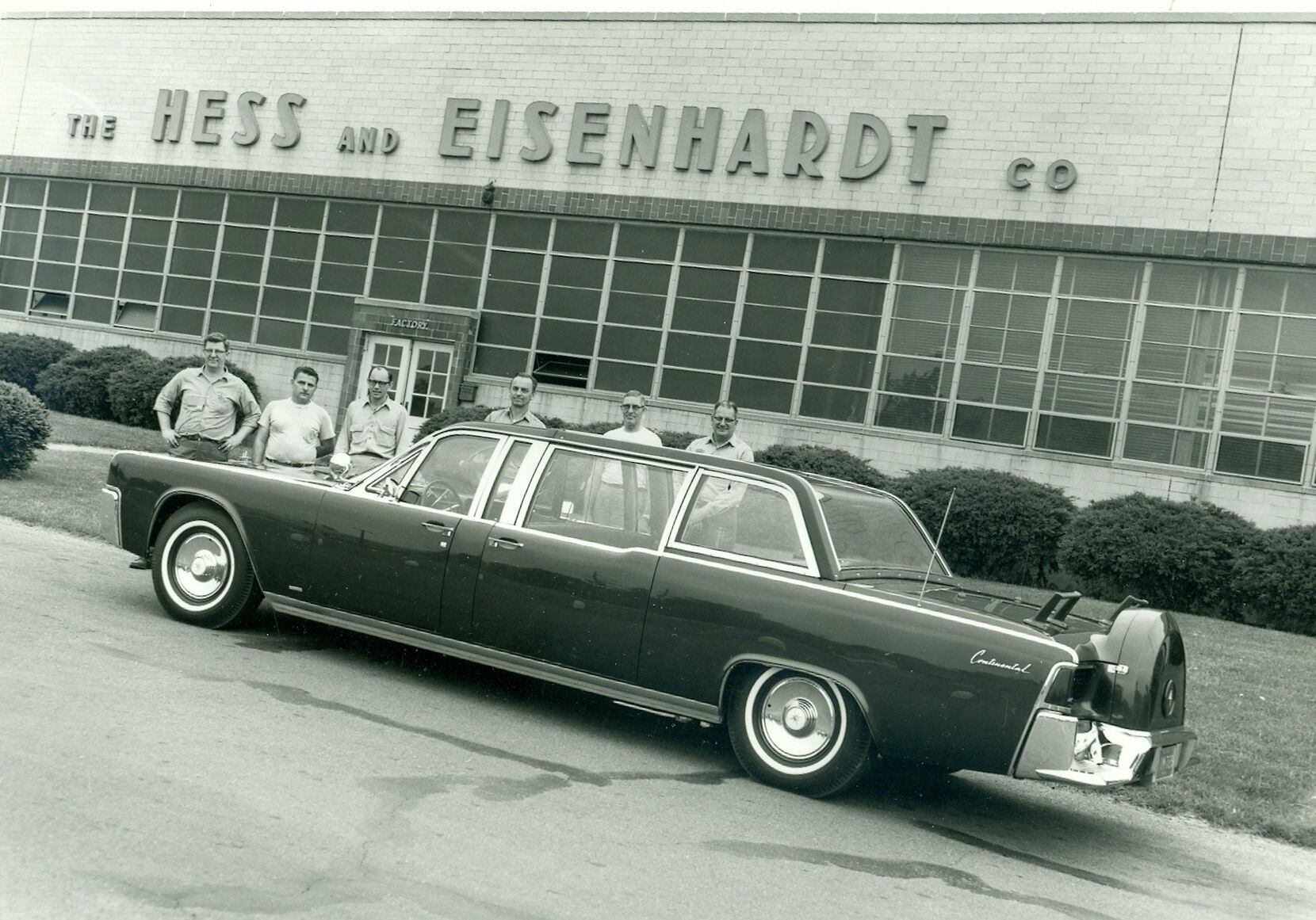 The 1961 Lincoln limousine (code name: X-100) in which John F. Kennedy was assassinated on a trip to Dallas has been returned to Ford and its partner Hess & Eisenhardt to rebuild and improve its safety and design .  The project began around December 1963 and was dubbed the "Quick fix."  