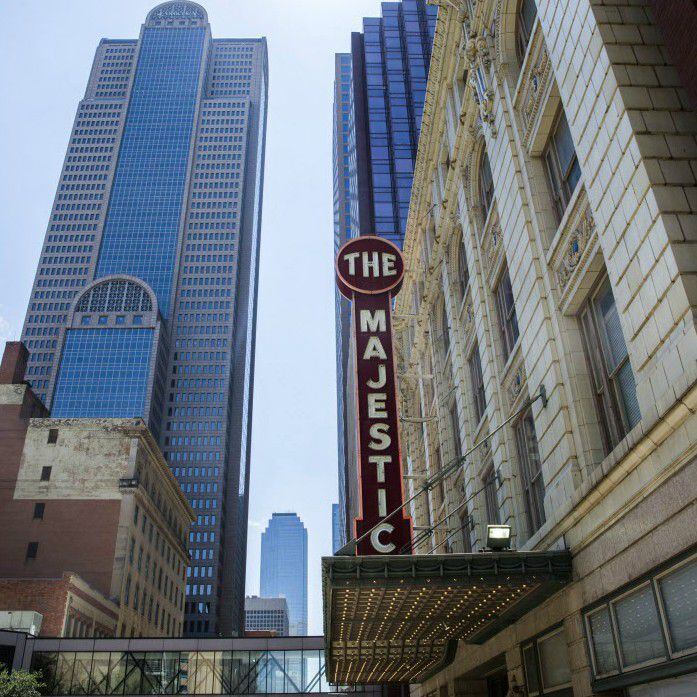 The Majestic Theatre on Elm St. in downtown Dallas