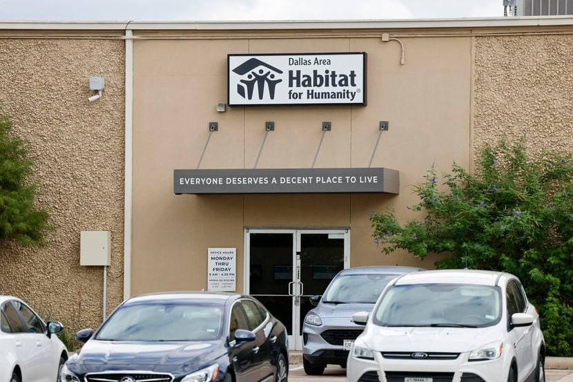 The Dallas Area Habitat for Humanity offices pictured Oct. 5 in Dallas.