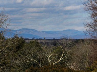 Mountains in Shenandoah National Park are seen in the distance overlooking the property at...