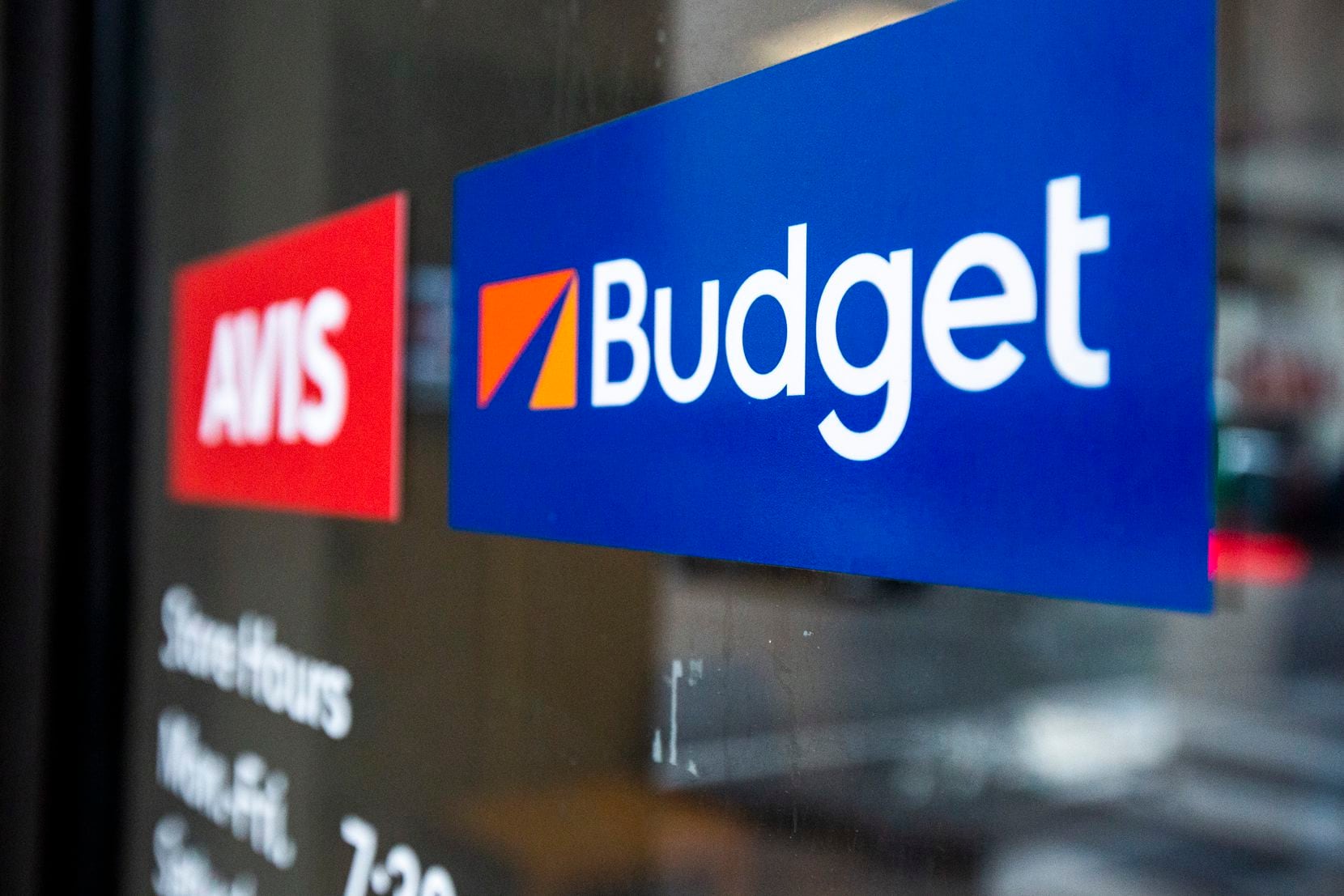 The Budget and Avis office in downtown Dallas on Thursday, Feb. 13, 2020. (Lynda M. Gonzalez/The Dallas Morning News)