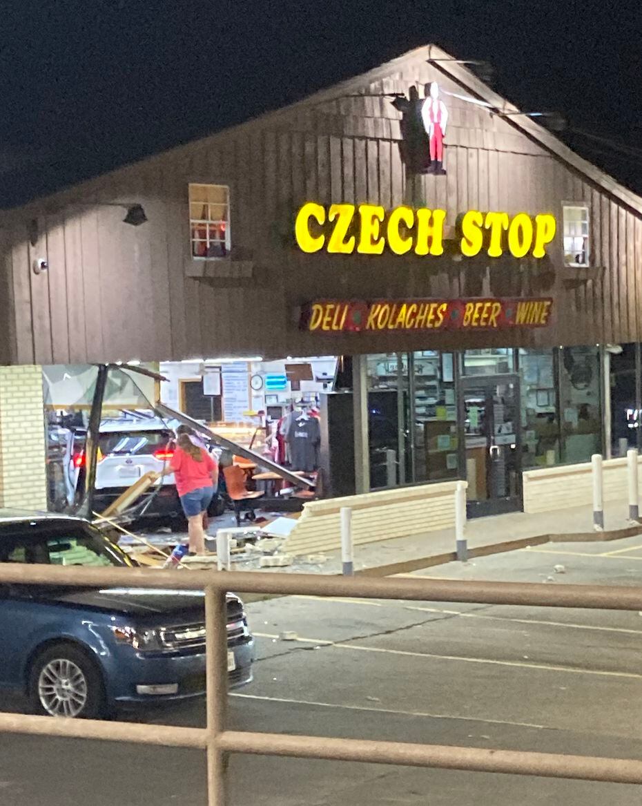 After a vehicle crashed into Czech Stop kolache bakery in West, Texas, on March 6, 2023, the...