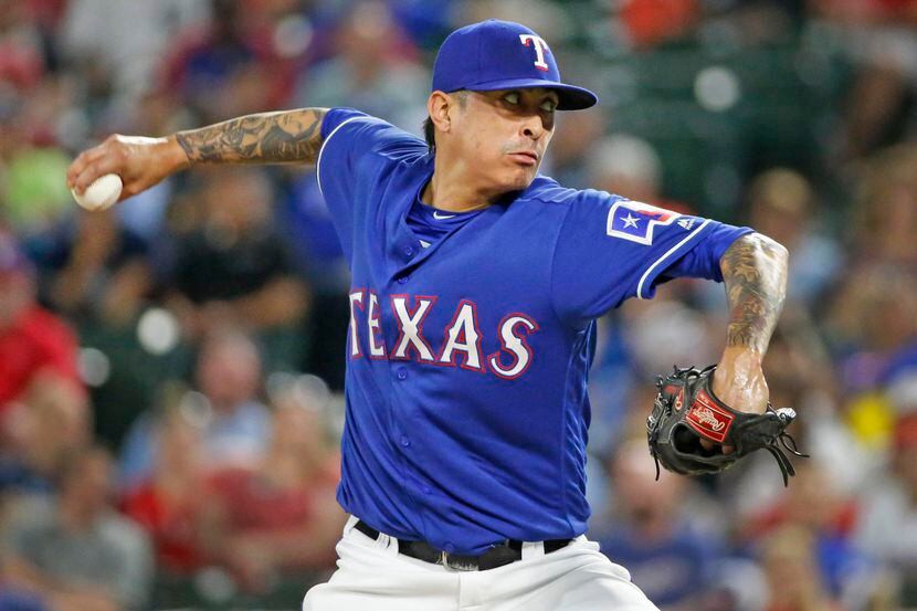 Jesse Chávez regresa con los Rangers para 2019. (DMN/Louis DeLuca)
