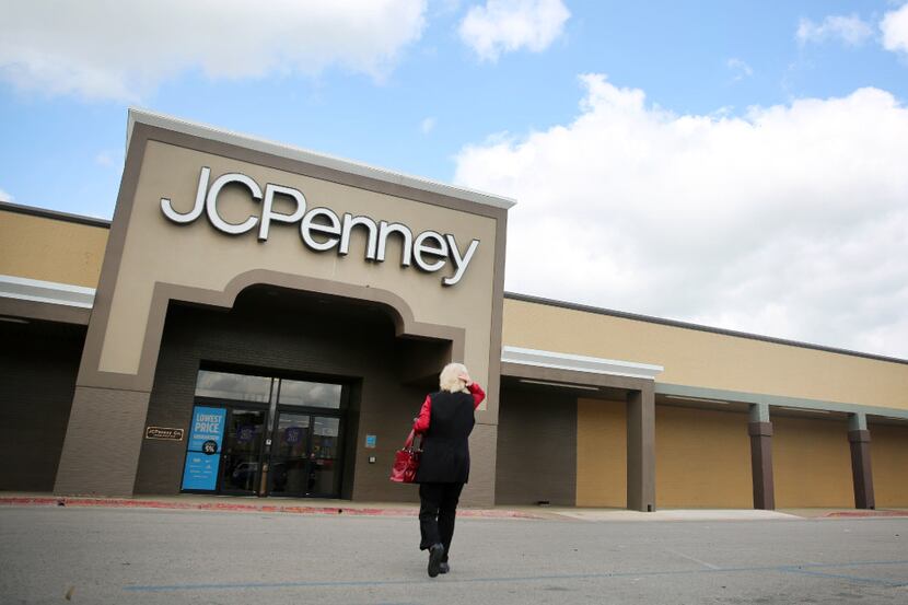 Exterior of J.C. Penney in Athens, Texas that closed in 2017.