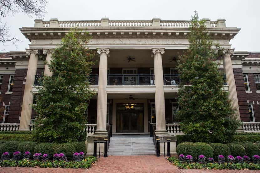 The original hospital building at Old Parkland on Jan. 10, 2018, in Dallas. The original...