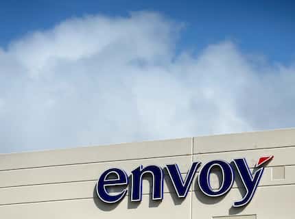 An exterior view of the Envoy headquarters in Irving, Texas, Thursday, May 9, 2019. Envoy...