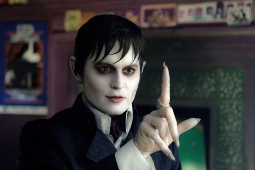 In this film image released by Warner Bros., Johnny Depp portrays Barnabas Collins in "Dark...