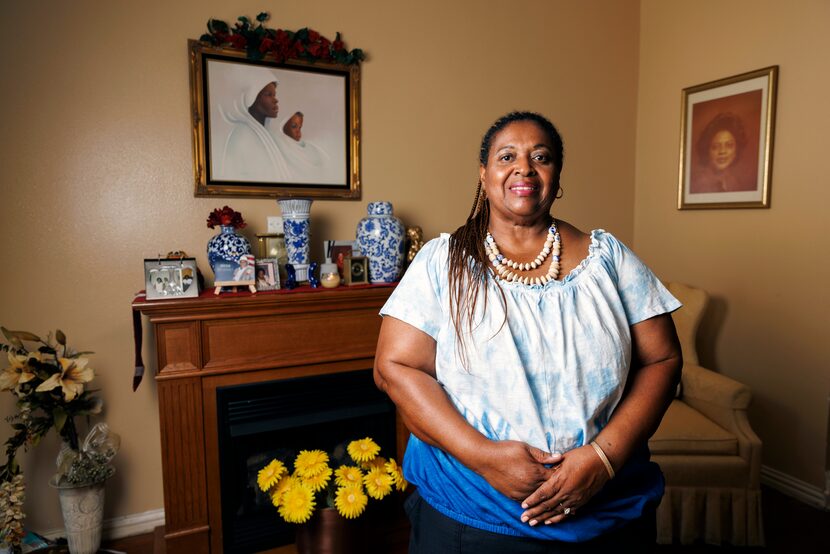 Alice Collier pictured at her mother’s home in the Jubilee Park neighborhood, Thursday,...