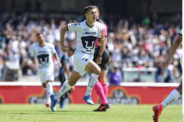 El delantero argentino Juan Ignacio Dinenno es la esperanza goleadora de los Pumas de la UNAM.