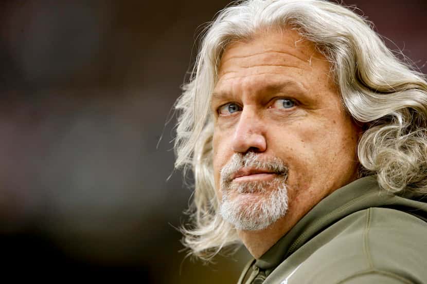 New Orleans Saints defensive coordinator Rob Ryan prior to a game against the Dallas Cowboys...