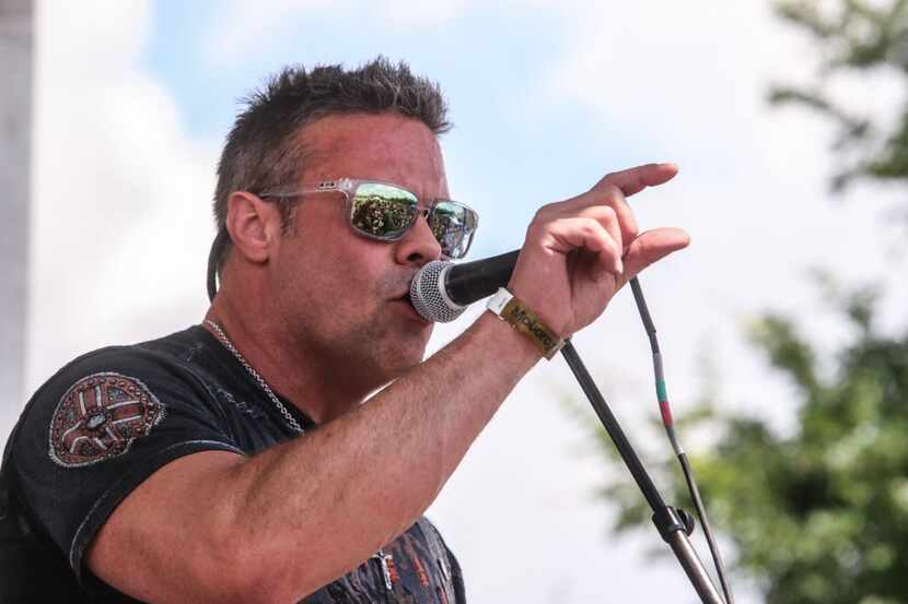 Montgomery Gentry performed at Maverick Harley Davidson in Carrollton for the ACM Charity...