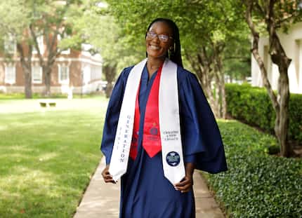 Abena Marfo, a first-generation graduate at Southern Methodist University, said she "never...