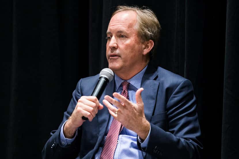 Texas Attorney General Ken Paxton is pictured on Wednesday, February 26, 2020 at The Dallas...