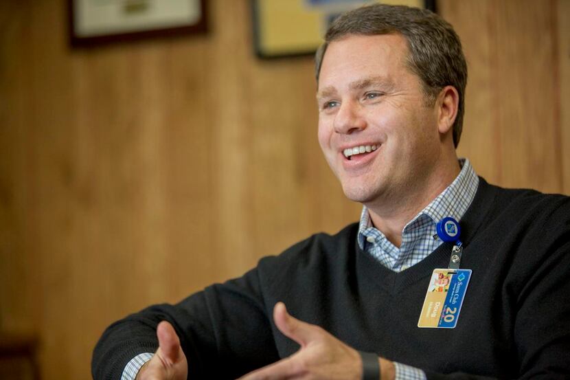 Wal-Mart President and Chief Executive Officer Doug McMillon speaks during an interview with...