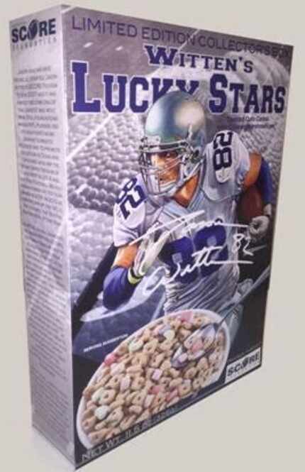 Witten's Lucky Stars is a new cereal from the Dallas Cowboys' Jason Witten.
