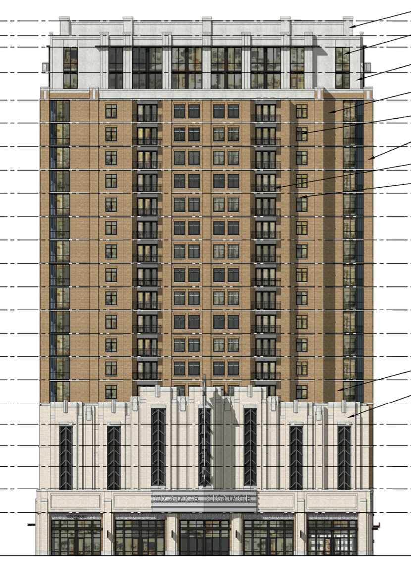 The revamp tower design has an art deco inspired front.