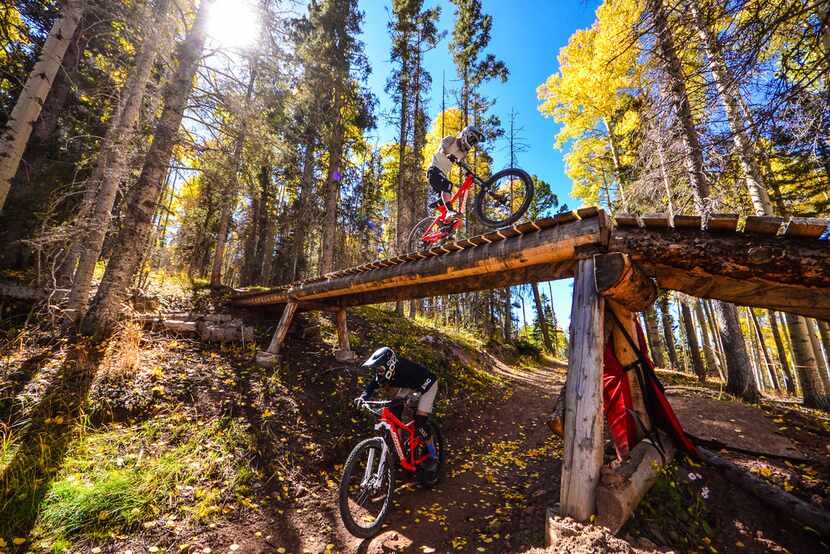 Angel Fire Resort in Northern New Mexico offers zip-lining and ATV activities. 
