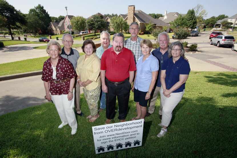 Friends of South Garland members opposed an earlier redevelopment plan for the Eastern Hills...