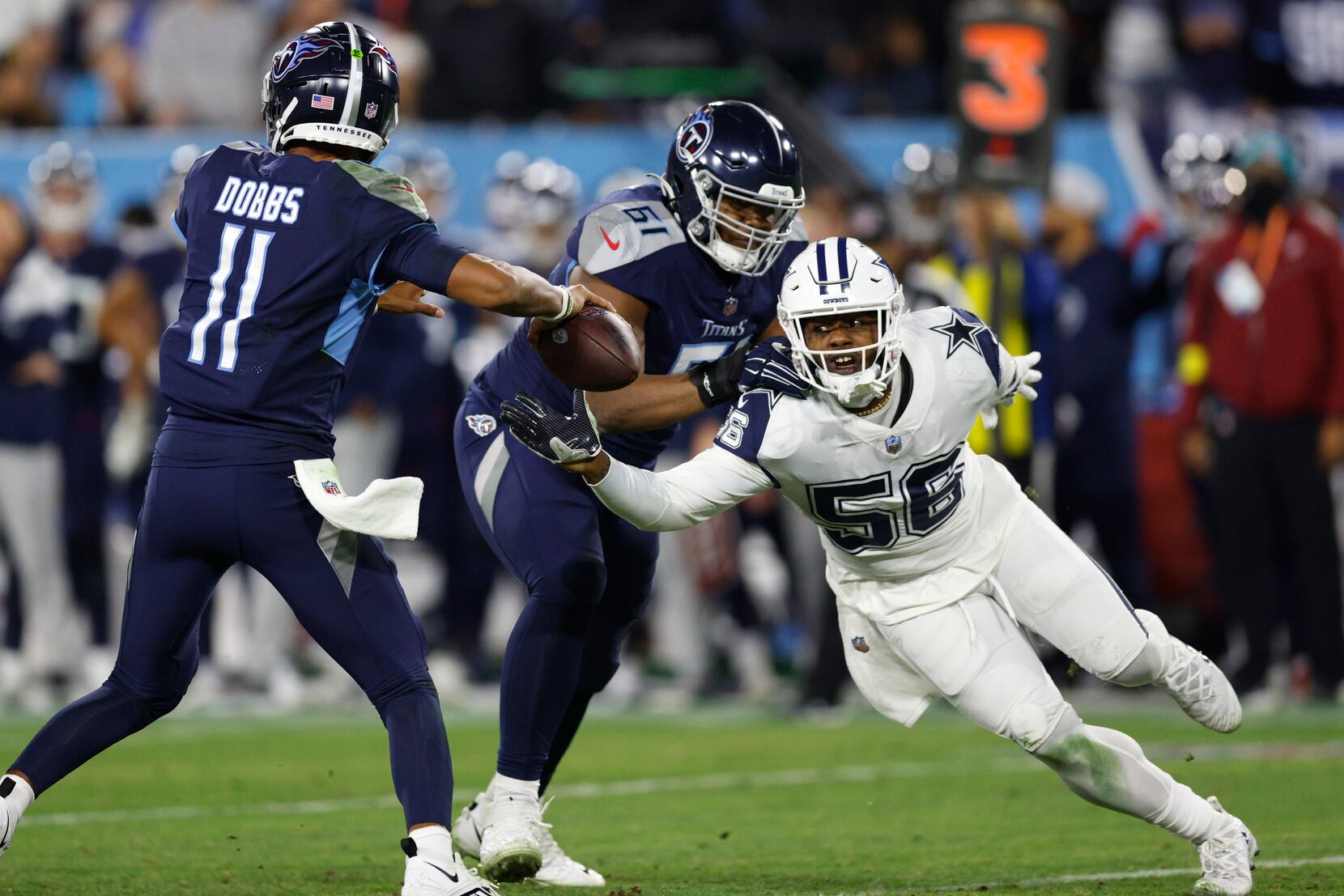 Cowboys at Titans: Turnovers keep it close, but Dallas gets 12th