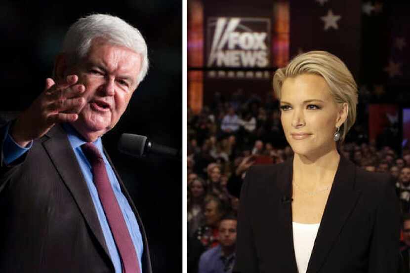 Newt Gingrich se enfrentó en una discusión con la conductora Megyn Kelly de Fox News
