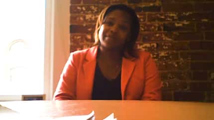 Candice Quarles sat for a brief police interview in 2017.
