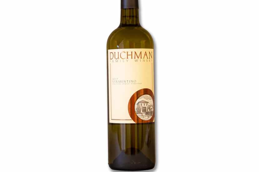 Duchman Family Winery Vermentino, 2017, Texas