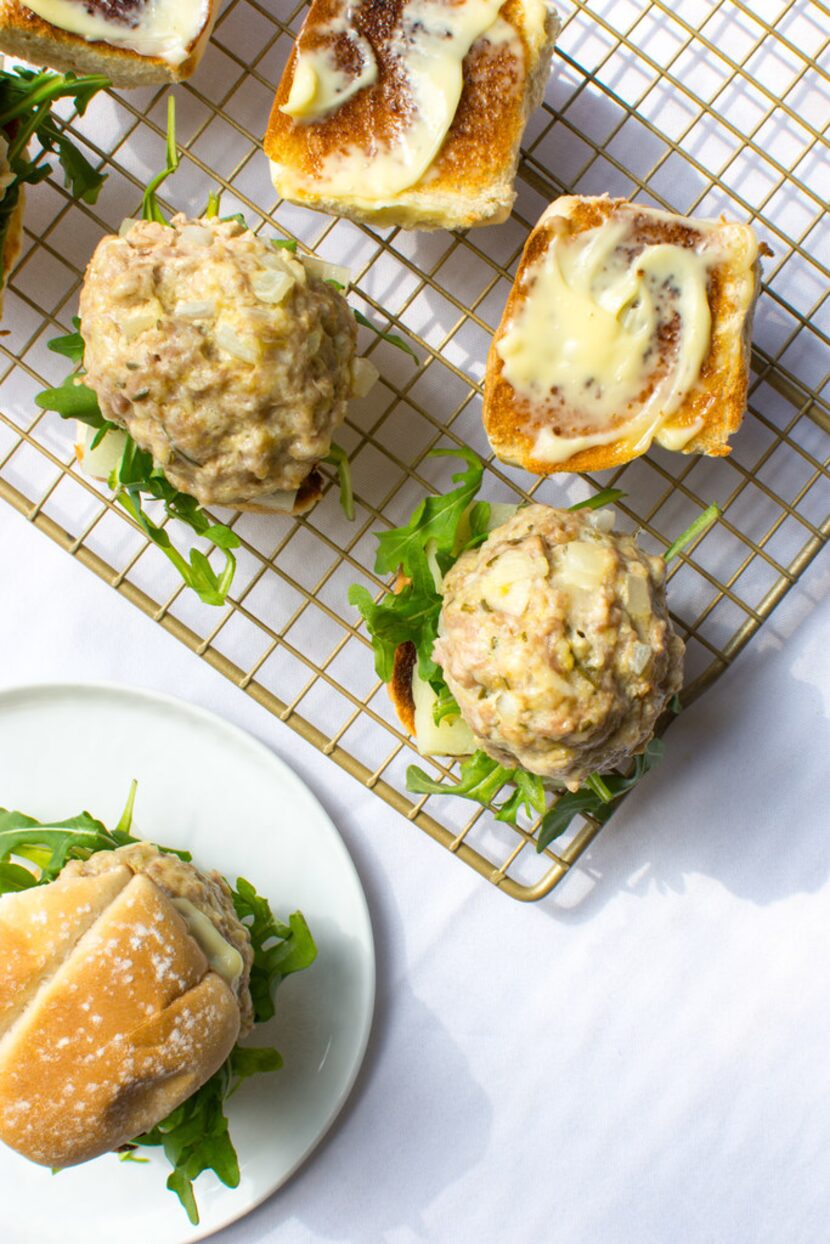 Instant Pot Rosemary Pork Meatball Sliders 