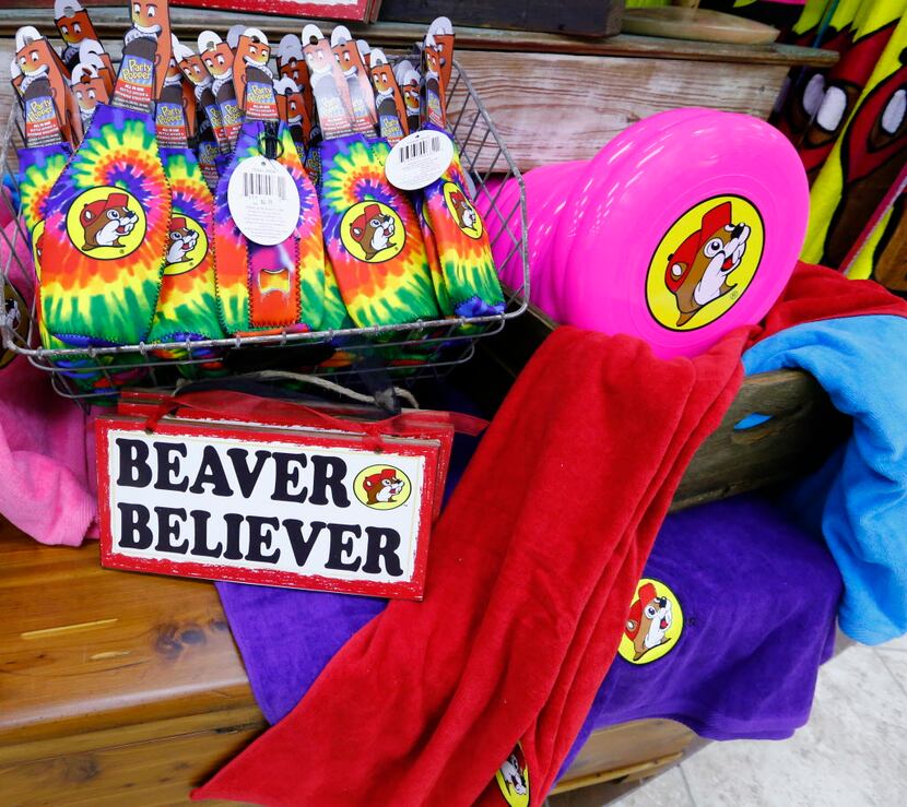 You can buy all kinds of Buc-ees swag at the Terrell store.