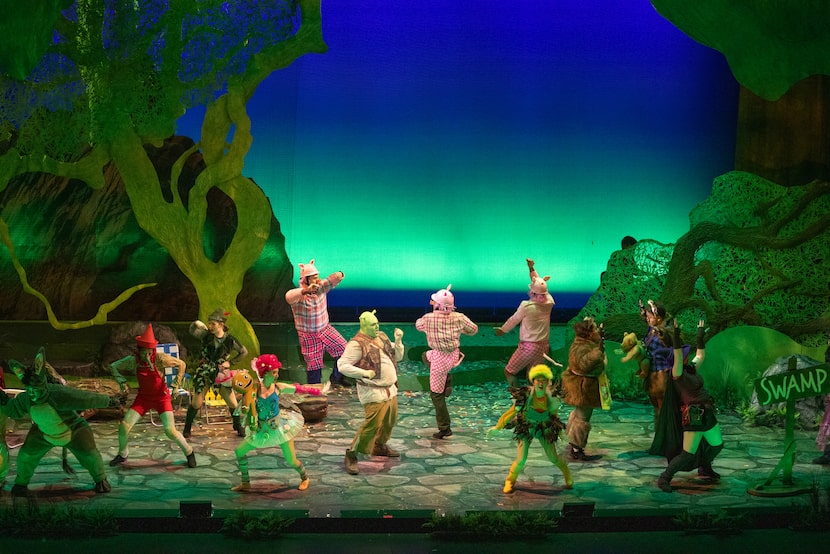 "Shrek the Musical" tells the story of an ogre who goes on a journey to earn title to his...