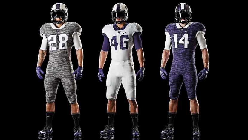 TCU uniforms as of 2015