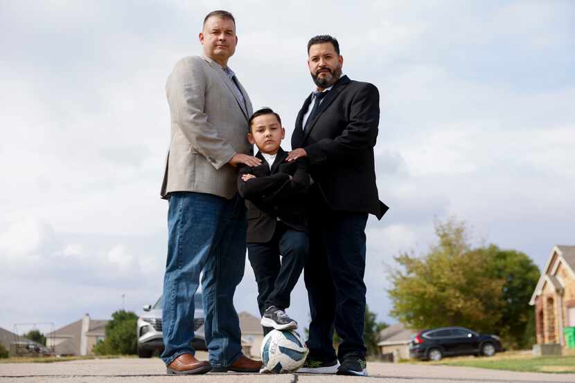 These two fathers are waiting to see if the former town administrator of Aurora, Texas, will...