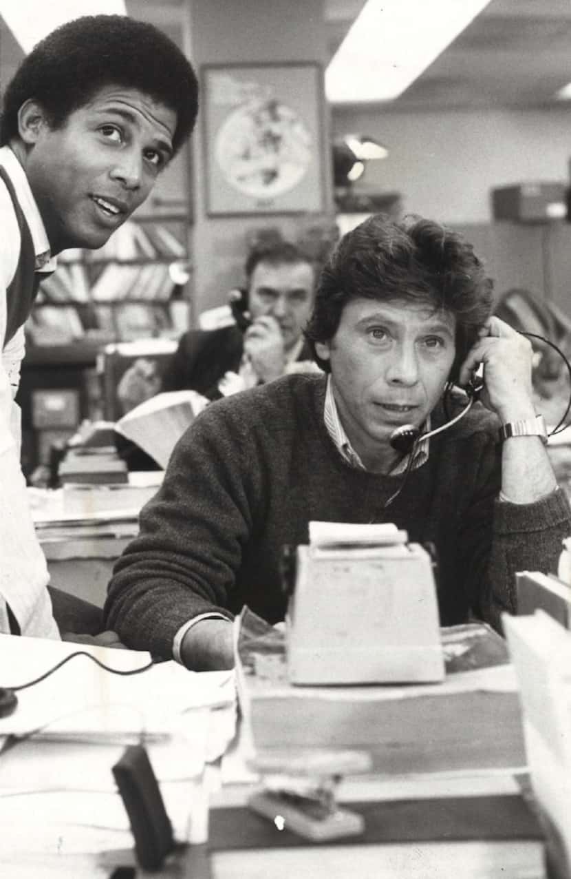 Actor Robert Walden (right) played a journalist on the TV show Lou Grant.