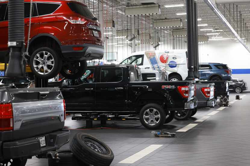 The service center at Sam Pack's Five Star Ford of Dallas has been one of many dealership...